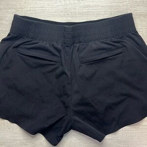 Athleta black running shorts size 2